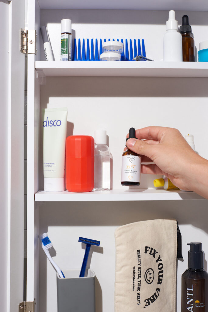 flex TONIC medicine cabinet