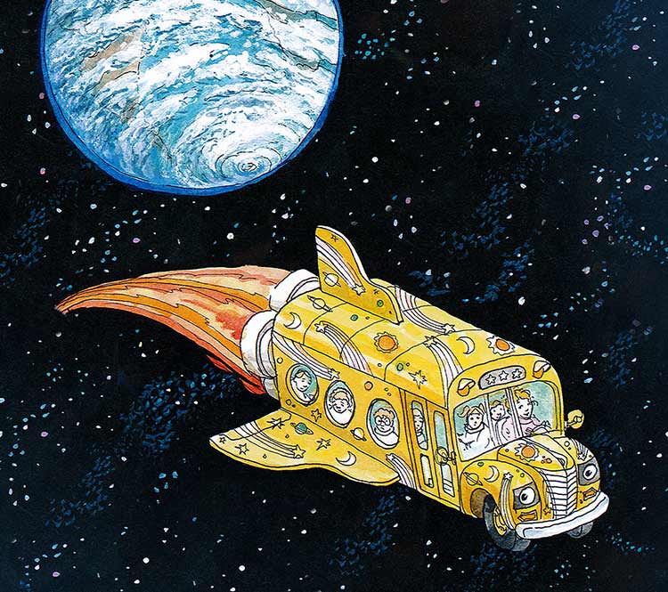 magic school bus in space