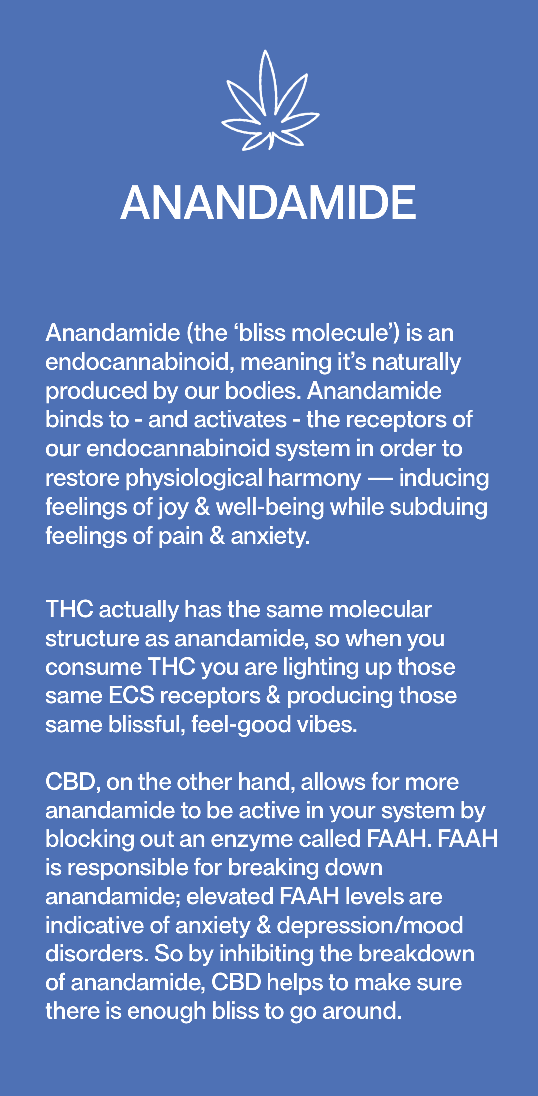 anandamide - why weed makes you happy - TONIC