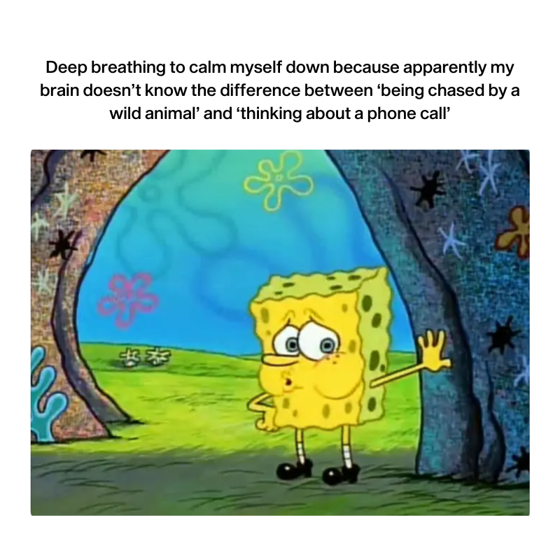 spongebob breathing to calm down - nervous system regulation